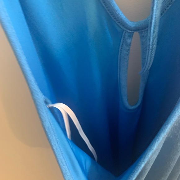 Blue halter dress - Picture 5 of 7